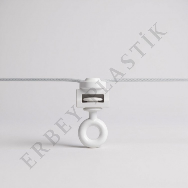 Kare Başlı Yuvarlak İpli Rulet 8cm 50 MT 